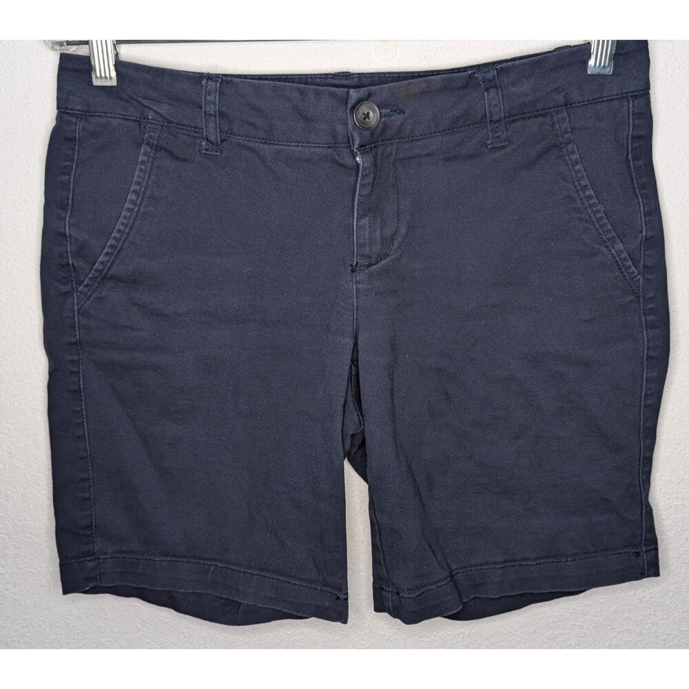 Aeropostale Stretch Dark Blue Shorts Size 4 (33x8.4) Women's (1028)